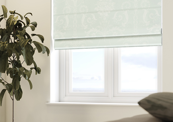 Laura Ashley Josette, Duck Egg - Twist&Fit Roman Blind - Image 5